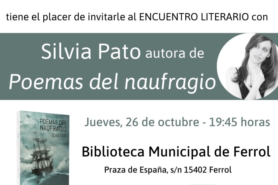 Silvia Pato en la biblioteca